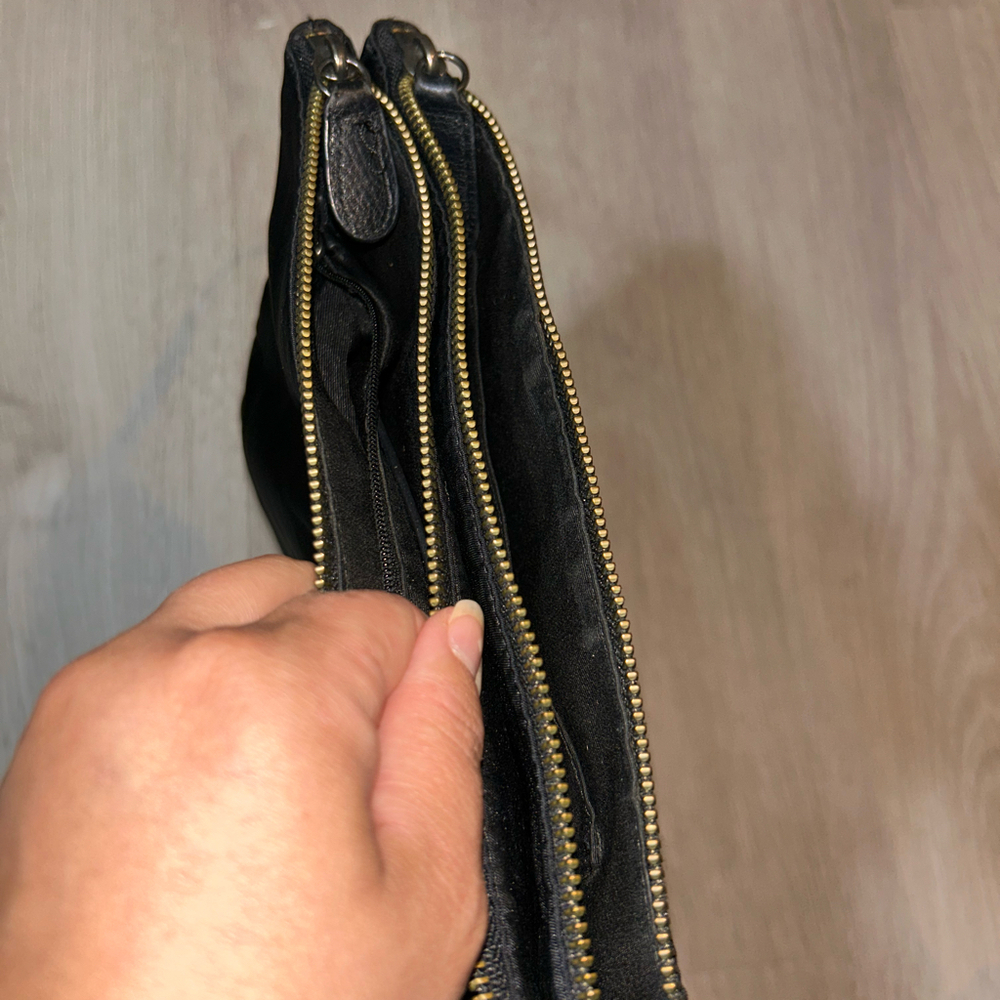 Coach black crossbody bag in black nylon - Picture 4 of 4